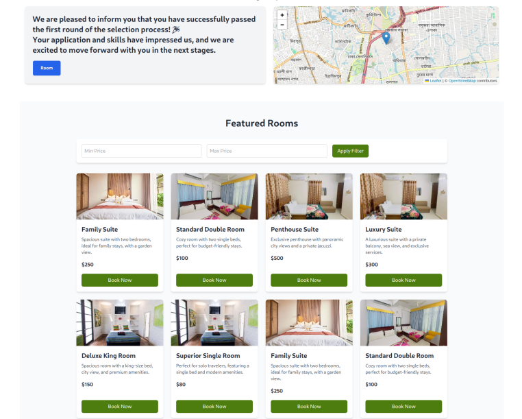 Room Booking System - Clean & Intuitive UI